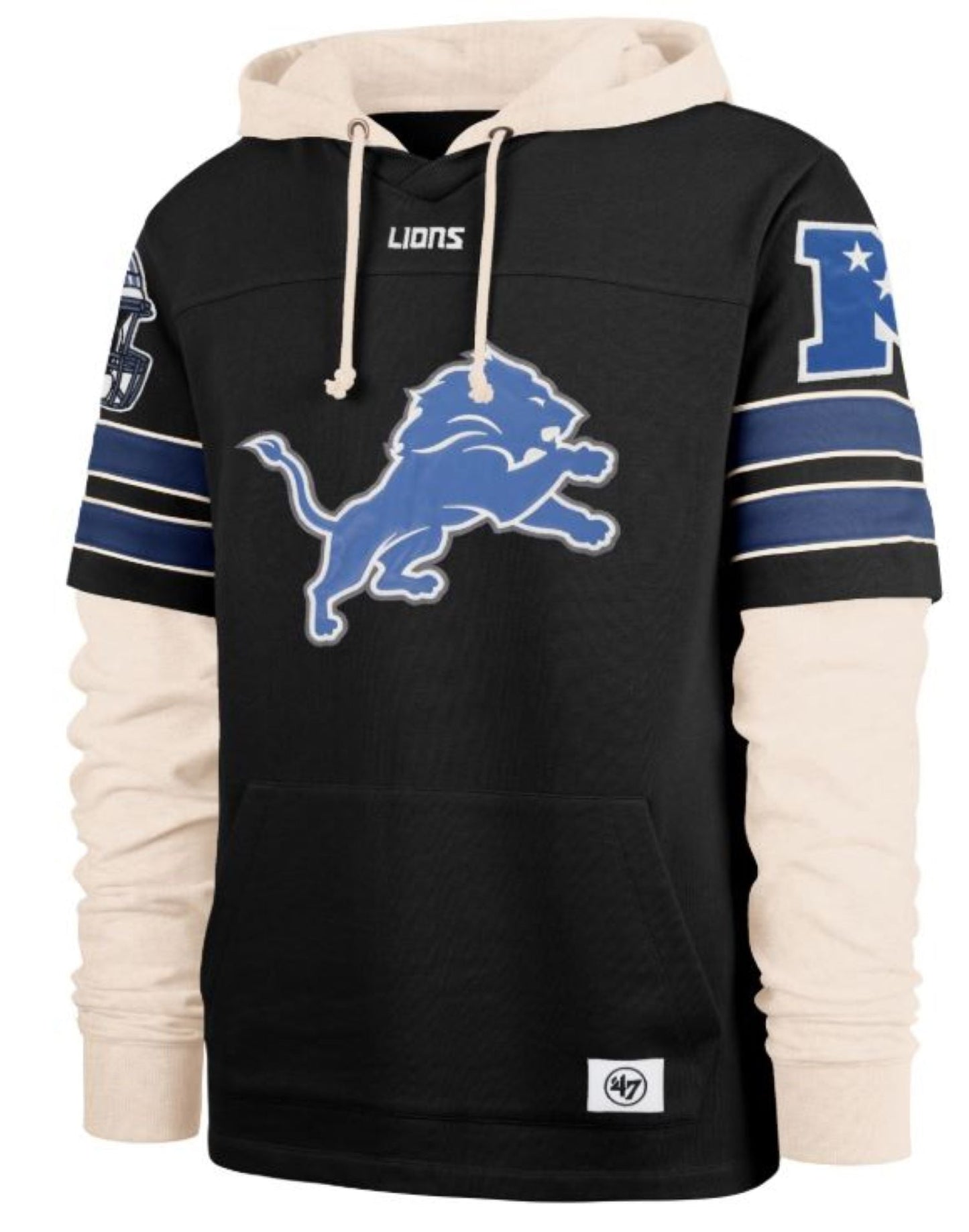 '47 NFL Detroit Lions Split Zone Cornerback Duo Lacer - Black/White
