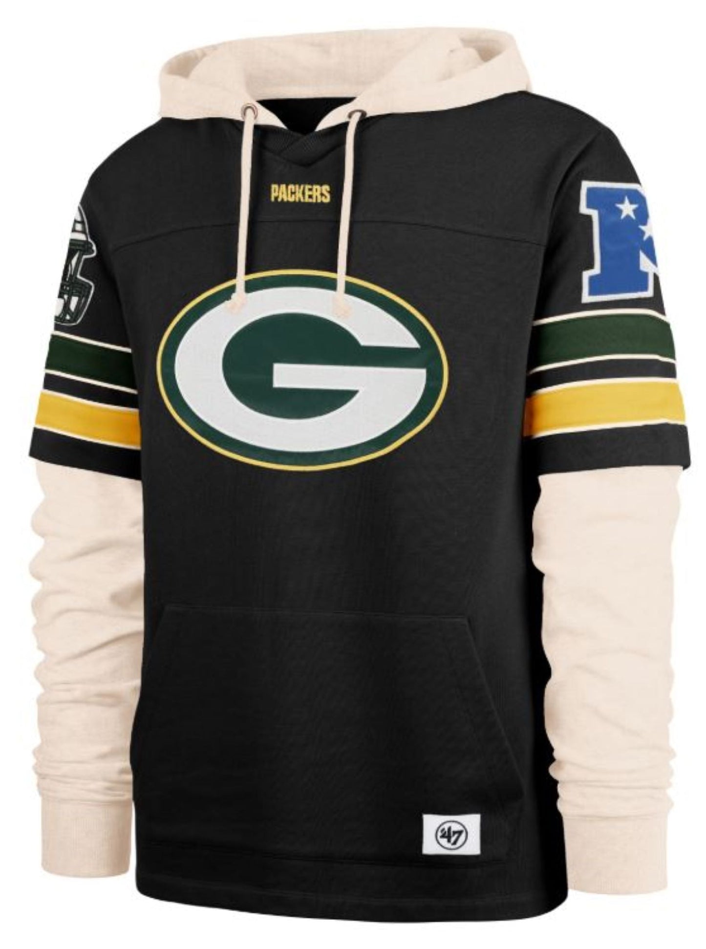 '47 NFL Green Bay Packers Split Zone Cornerback Duo Lacer - Black/White
