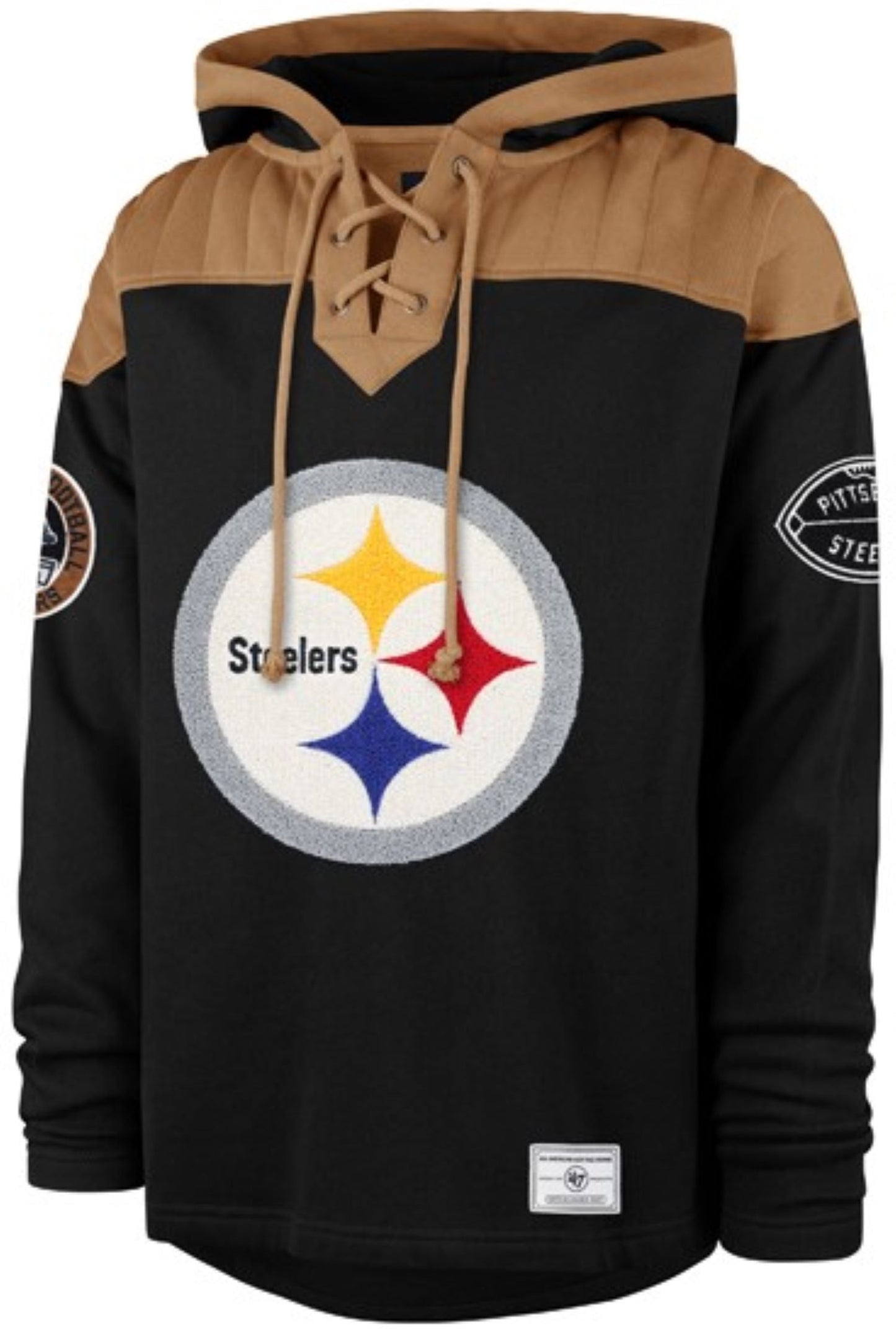 '47 NFL Pittsburgh Steelers Golden Age Wingback Lacer - Black