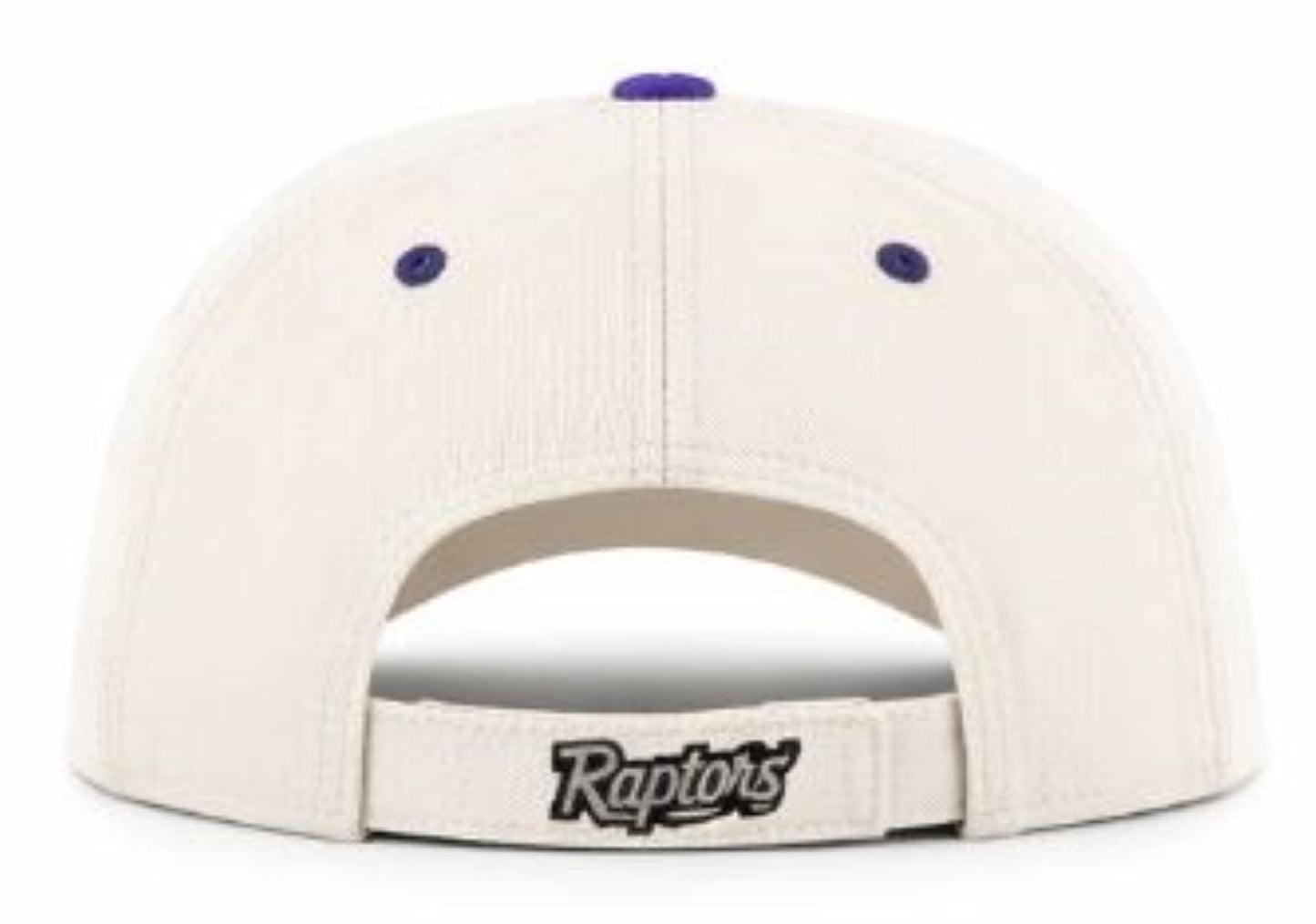 Toronto Raptors 47 Brand Sure Shot Two Tone MVP Adjustable Cap - White/Purple