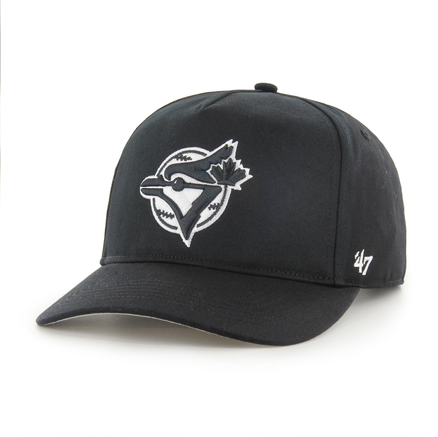 Toronto Blue Jays MLB '47 MVP Sure Shot Hitch Snapback with Sidepatch - Black and White