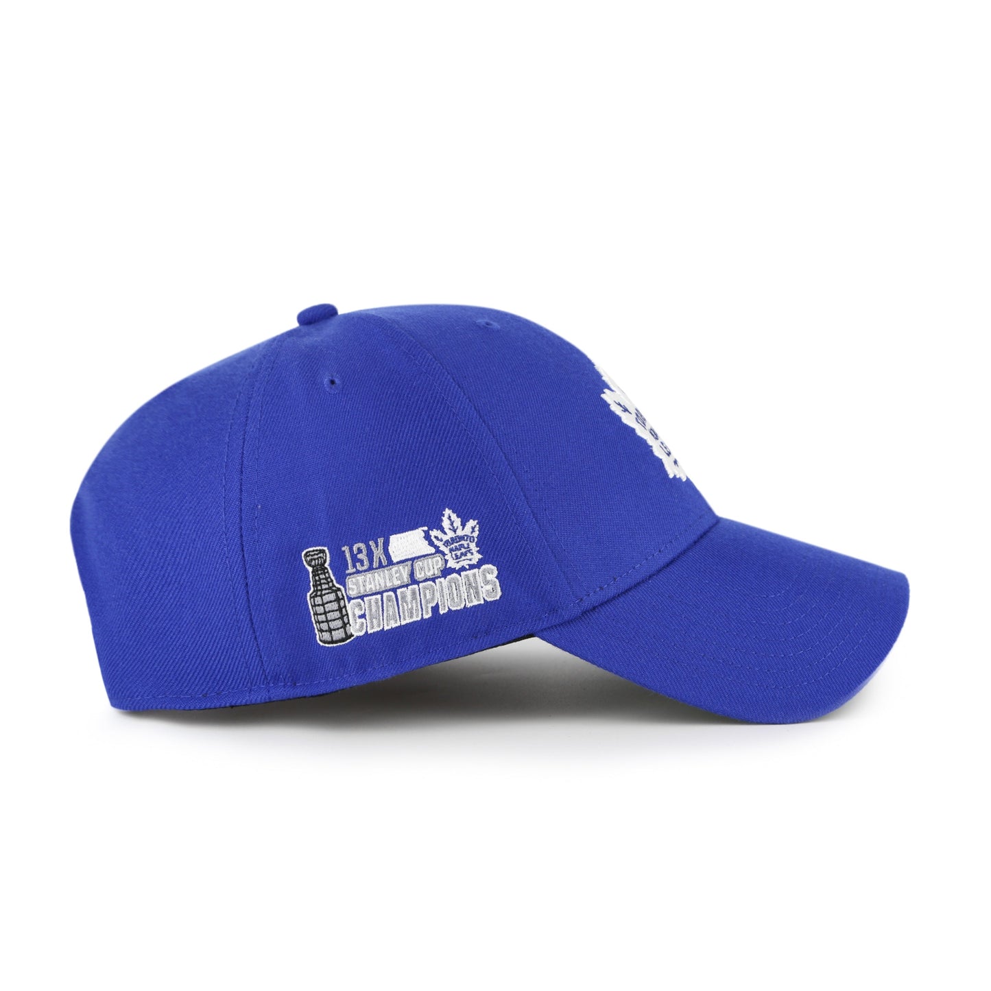 '47 MVP NHL Toronto Maple Leafs Vintage Stanley Cup Sure Shot Snapback Hat - Blue
