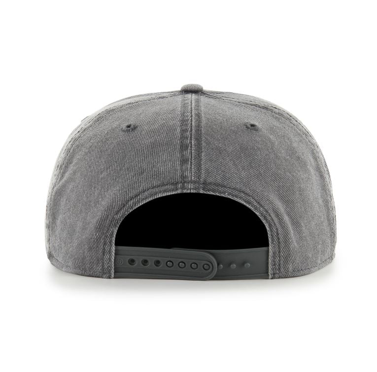 '47 NCAA Texas Longhorns Boot Path Captain RF Adjustable Snapback Hat - Grey