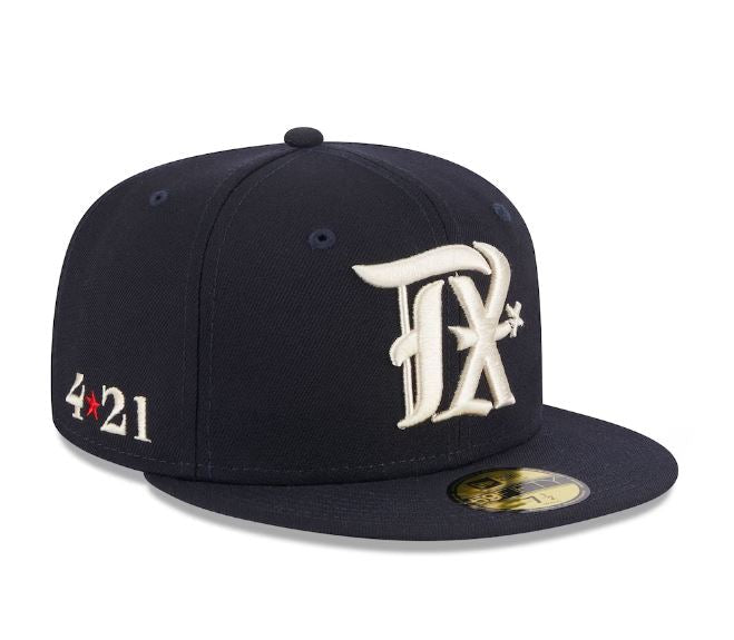 New Era MLB Texas Rangers 2023 City Connect 59FIFTY Fitted Hat - Navy