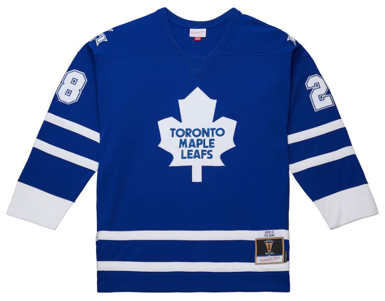 Mitchell & Ness NHL Toronto Maple Leafs Tie Domi #28 2000-01 Power Play Jersey - Blue