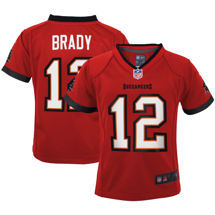 Toddler Nike Tom Brady Red Tampa Bay Buccaneers - Game Jersey