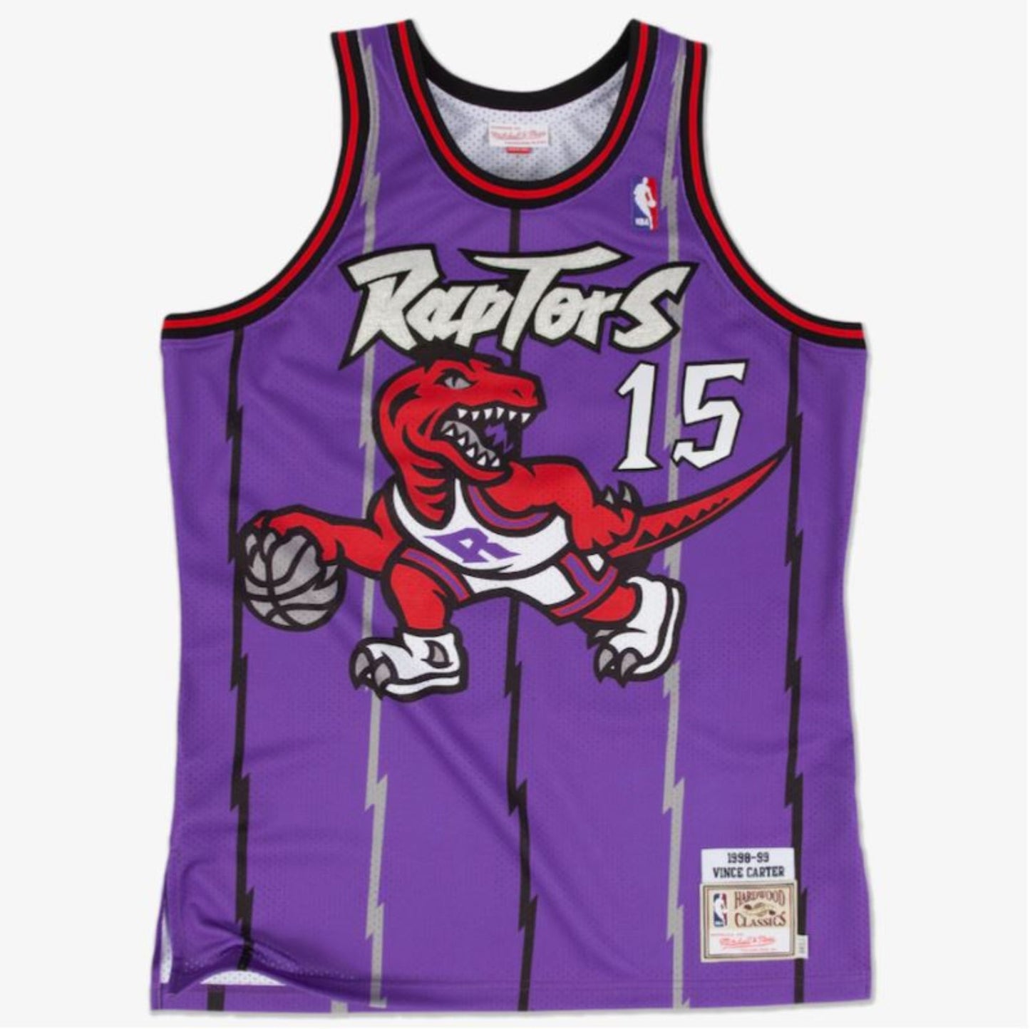 Mitchell & Ness Men's NBA Vince Carter Toronto Raptors 1998/99 AUTHENTIC Jersey - Purple