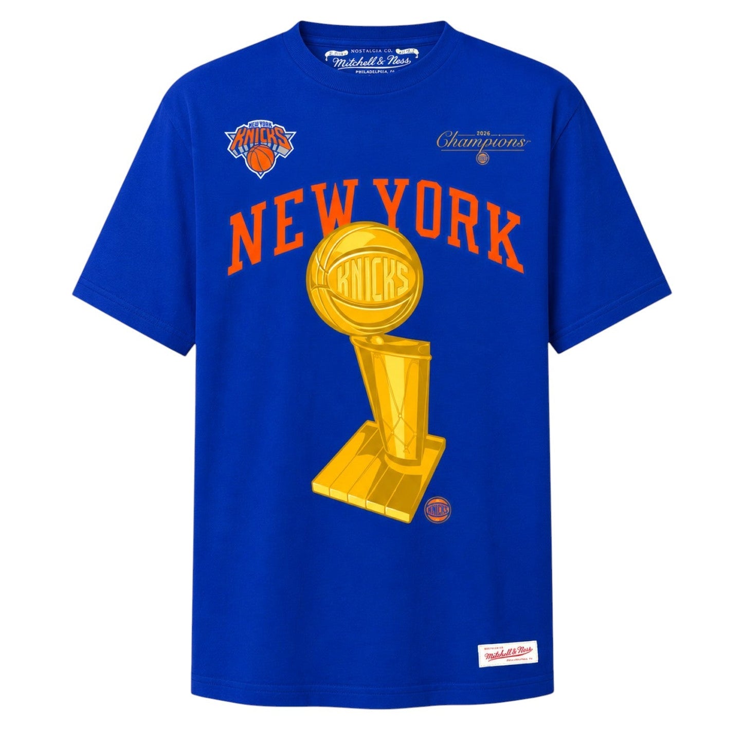 Mitchell & Ness NBA New York Knicks 2026 Champions T-Shirts - Multiple Colors Available