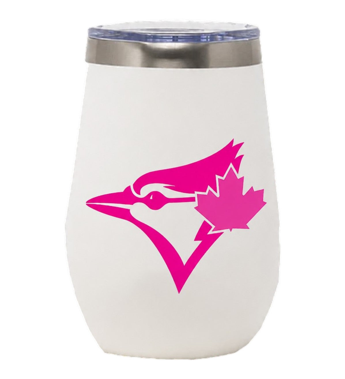 Namaka - MLB Toronto Blue Jays 2020 Pink Logo 12OZ 355mL Stainless Steel Wine Tumblers