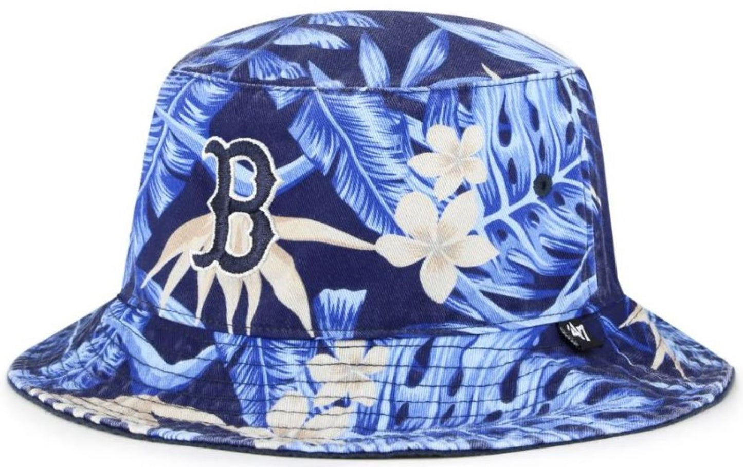 '47 MLB Boston Red Sox Tropicalia Bucket Hat - Blue