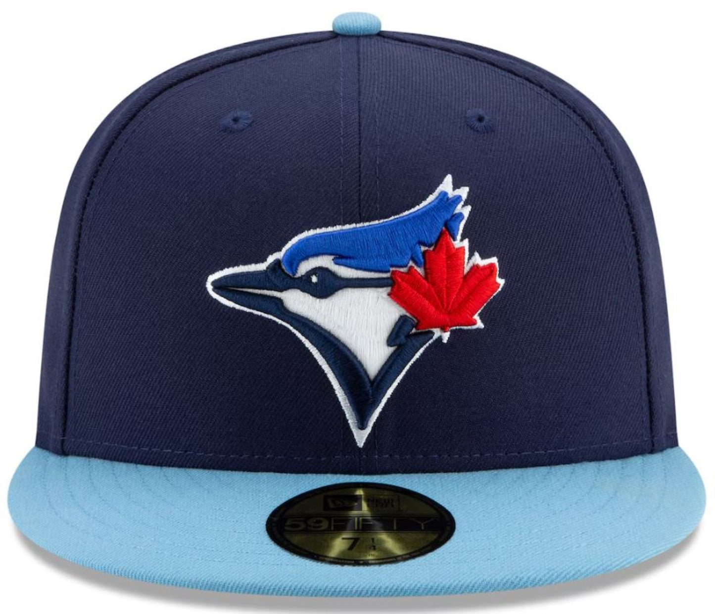 New Era 59FIFTY MLB Toronto Blue Jays Embroidered World Series 2025 Two-Toned Fitted Hat - Navy/Powder Blue