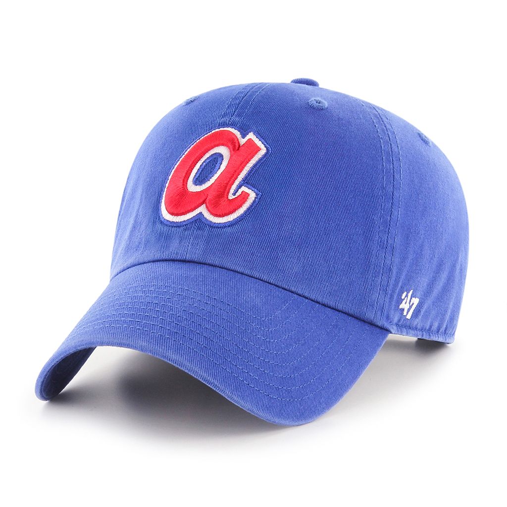 Atlanta Braves Cooperstown '47 MLB Navy Clean Up Adjustable Cap