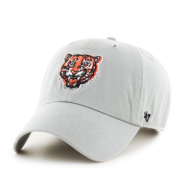 47 Clean Up MLB Detroit Tigers Cooperstown Adjustable Cap - Grey
