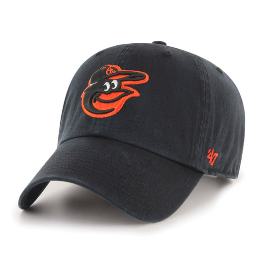 Baltimore Orioles '47 MLB Black Clean Up Adjustable Cap
