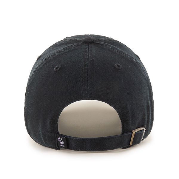 Colorado Rockies '47 MLB Black Clean Up Adjustable Cap