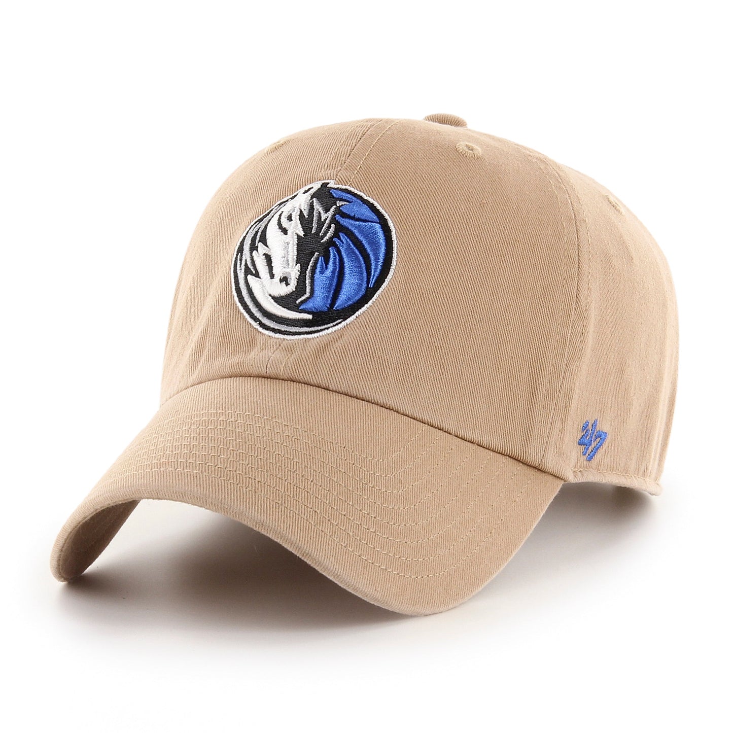 Dallas Mavericks '47 NBA Khaki Clean Up Adjustable Cap