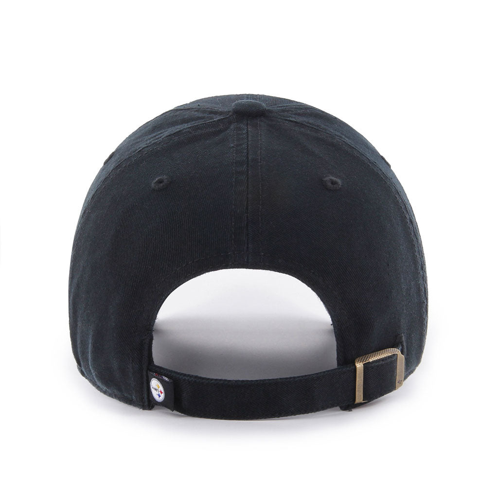 Pittsburgh Steelers NFL ’47 Adjustable Unstructured Clean Up Black Hat