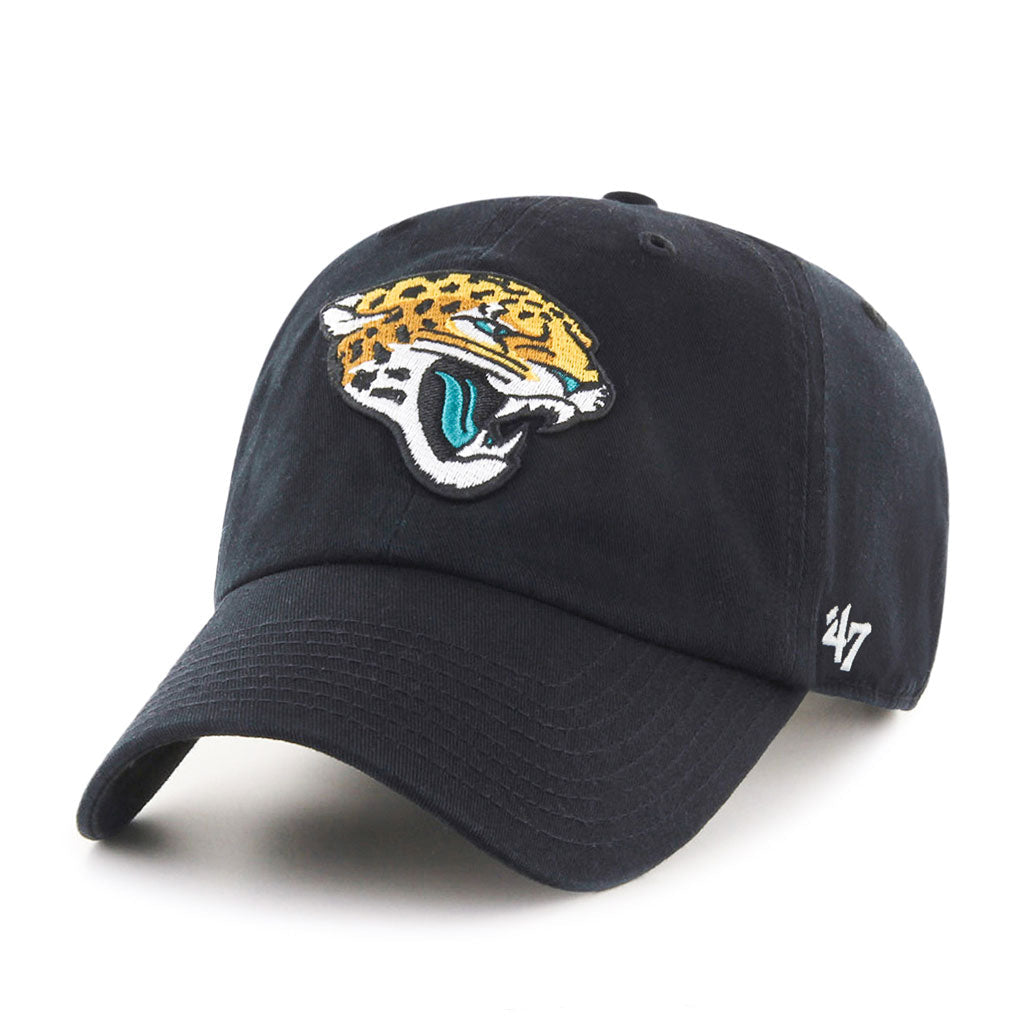47 Clean Up Jacksonville Jaguars Black Adjustable Hat