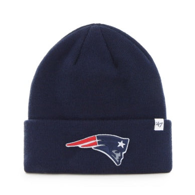 '47 NFL New England Patriots  Raised Primary Basic Cuffed Knit Hat - Navy