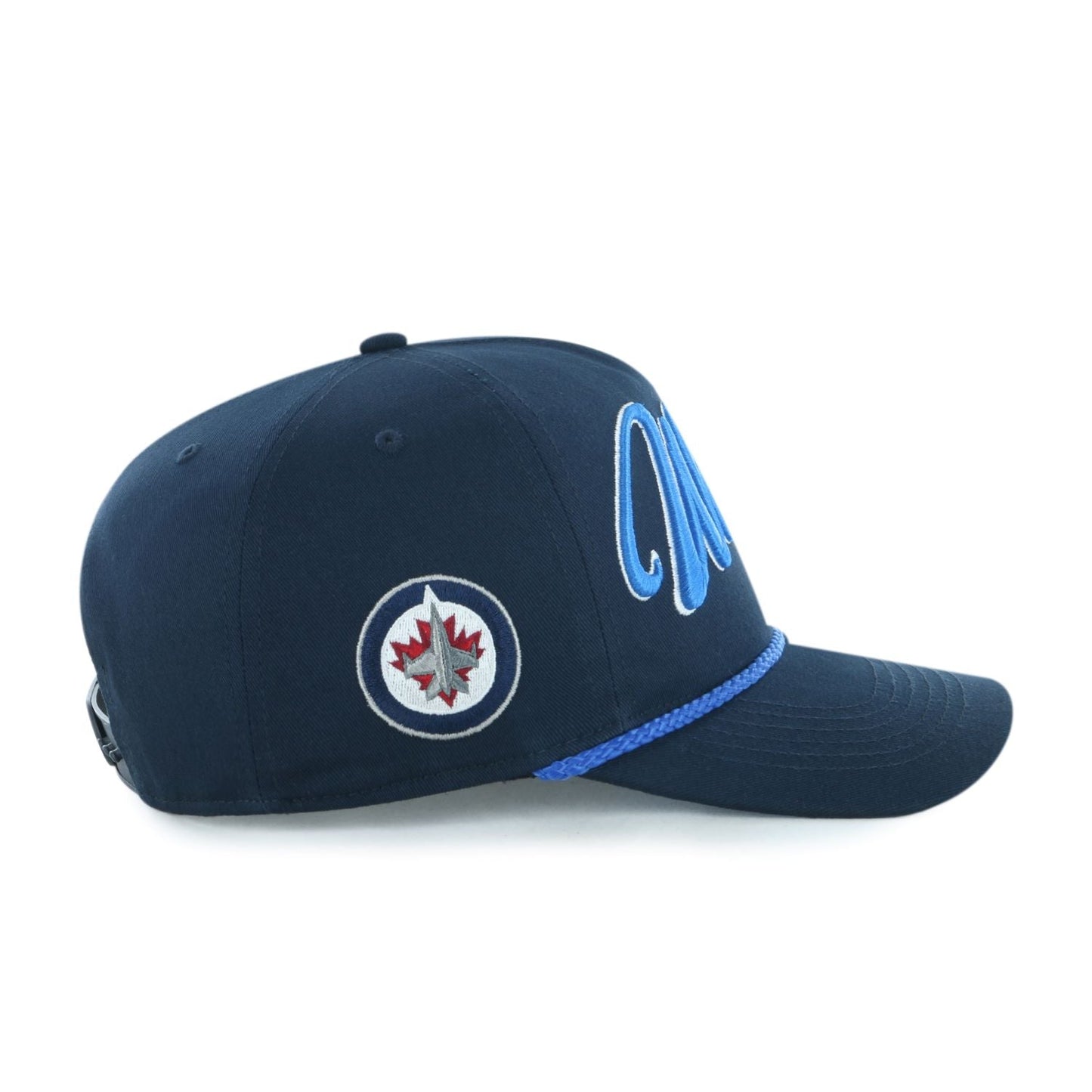 47 NHL Winnipeg Jets Overhand Hitch Adjustable Hat - Navy Blue