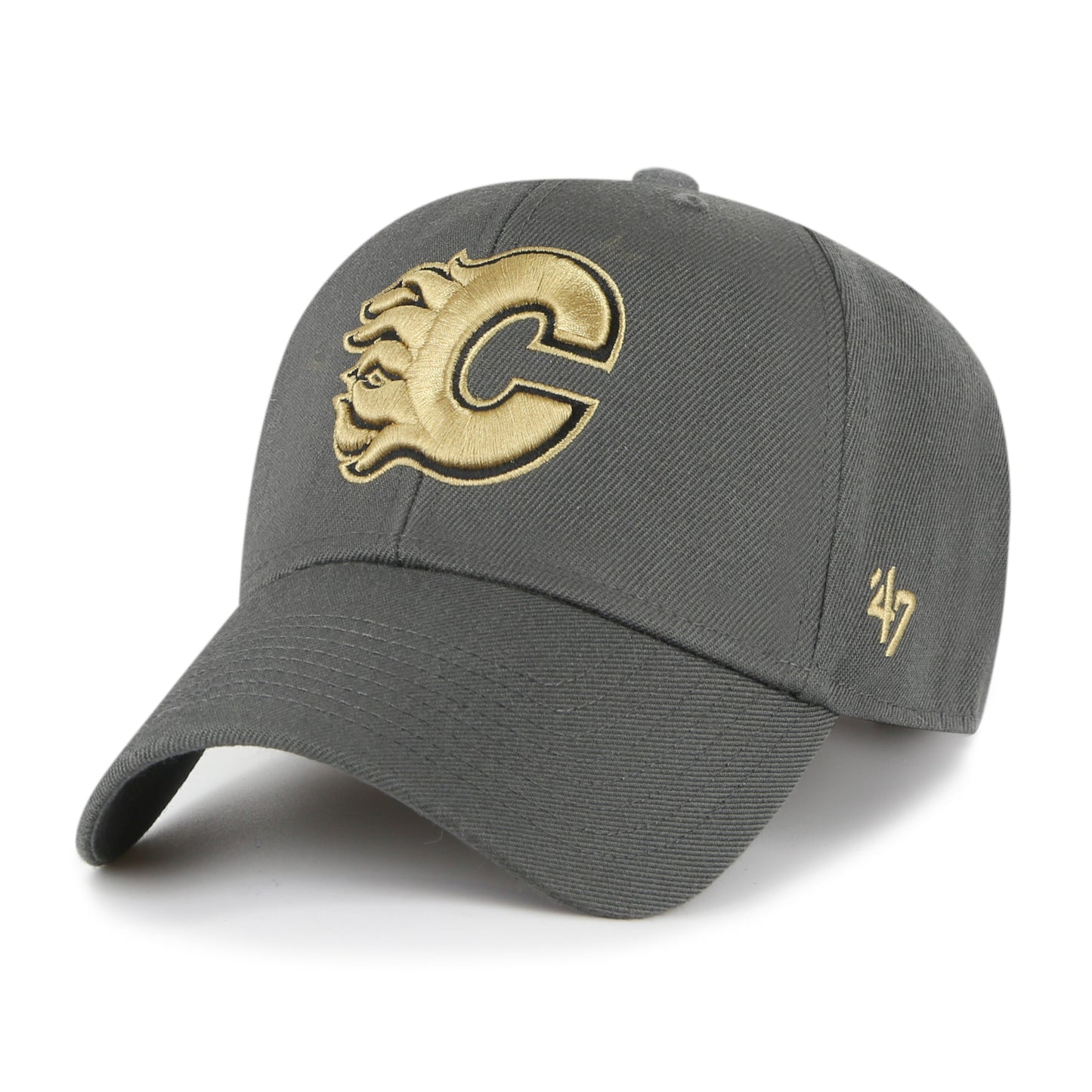 47 NHL Calgary Flames MVP Adjustable Snapback Hat Smoke Show - Grey