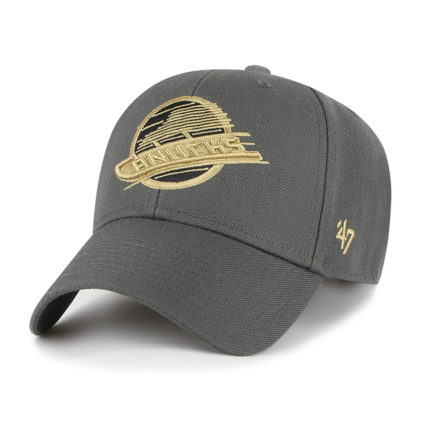 47 NHL Vancouver Canucks MVP Adjustable Snapback Hat Smoke Show - Grey