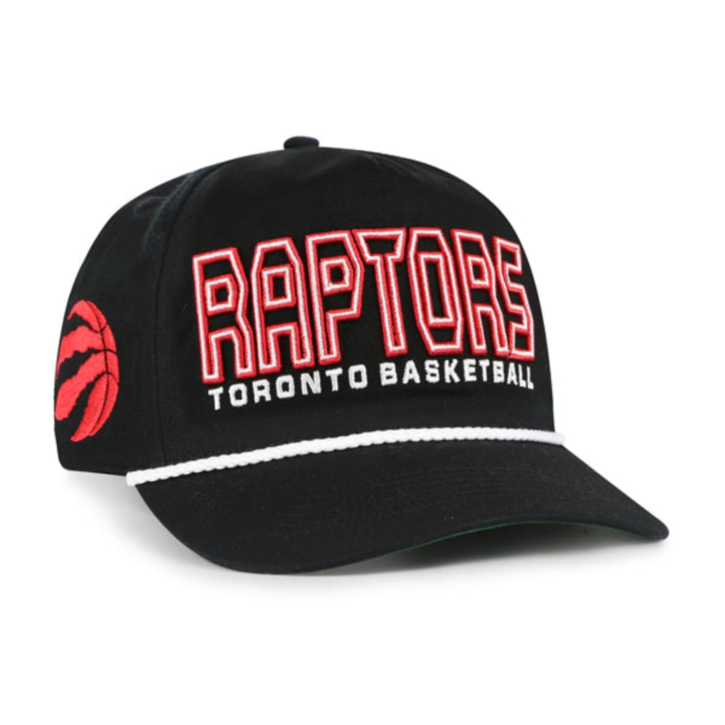 '47 NBA Toronto Raptors Byline Hitch Adjustable Snapback Hat - Black