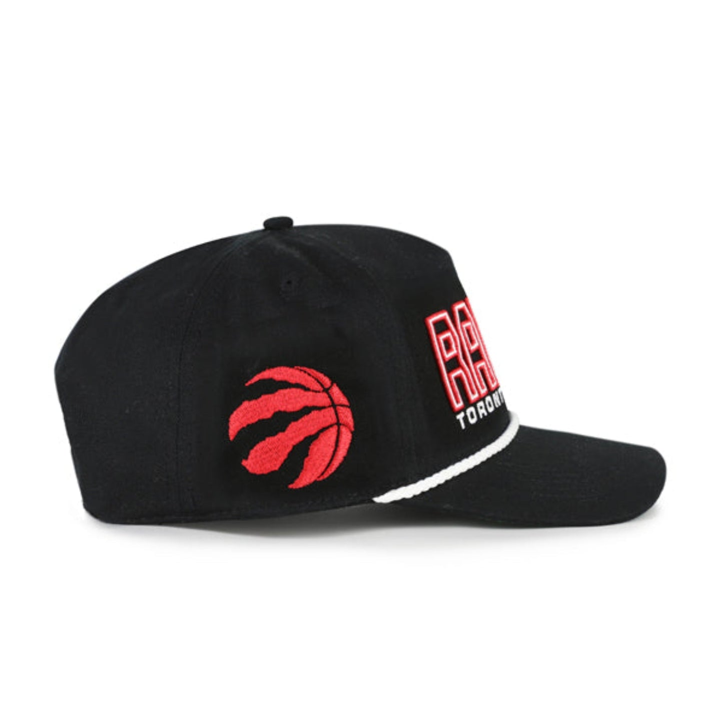 '47 NBA Toronto Raptors Byline Hitch Adjustable Snapback Hat - Black