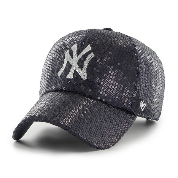 '47 MLB New York Yankees Dazzle Trucker Adjustable Hat - Black