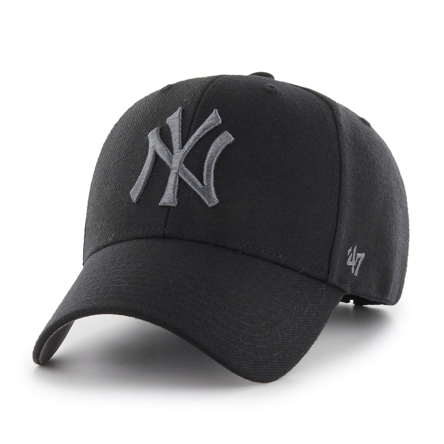 47 MLB New York Yankees MVP Adjustable Hat - Black/Grey