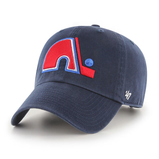 Quebec Nordiques '47 NHL Alternate Navy Clean Up Adjustable Cap