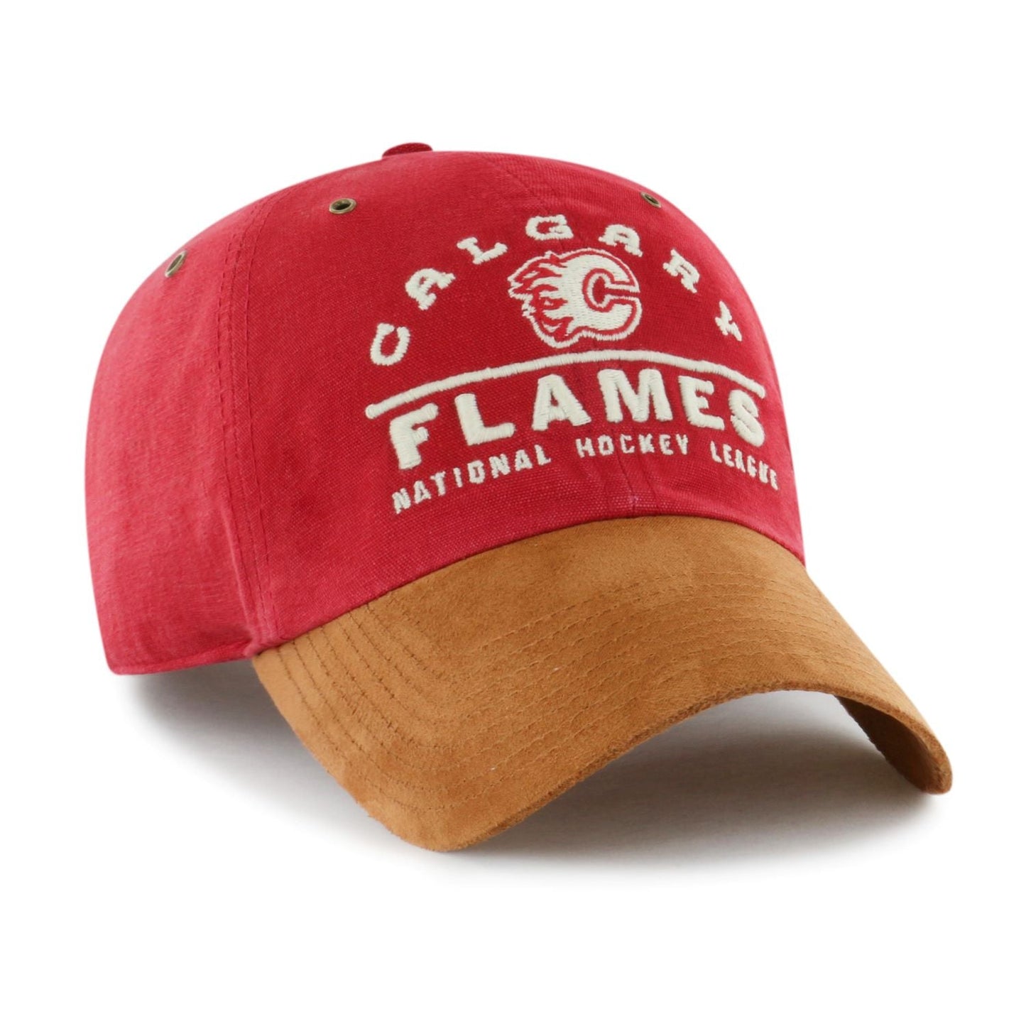 47 NHL Calgary Flames Windham Suede Clean Up Adjustable Hat