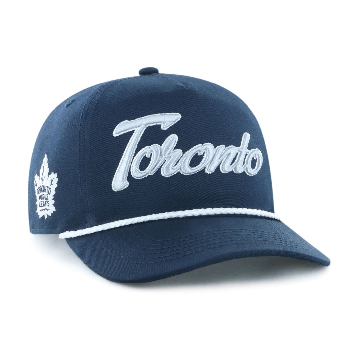 47 NHL Toronto Maple Leafs Overhand Hitch Adjustable Hat - Navy Blue