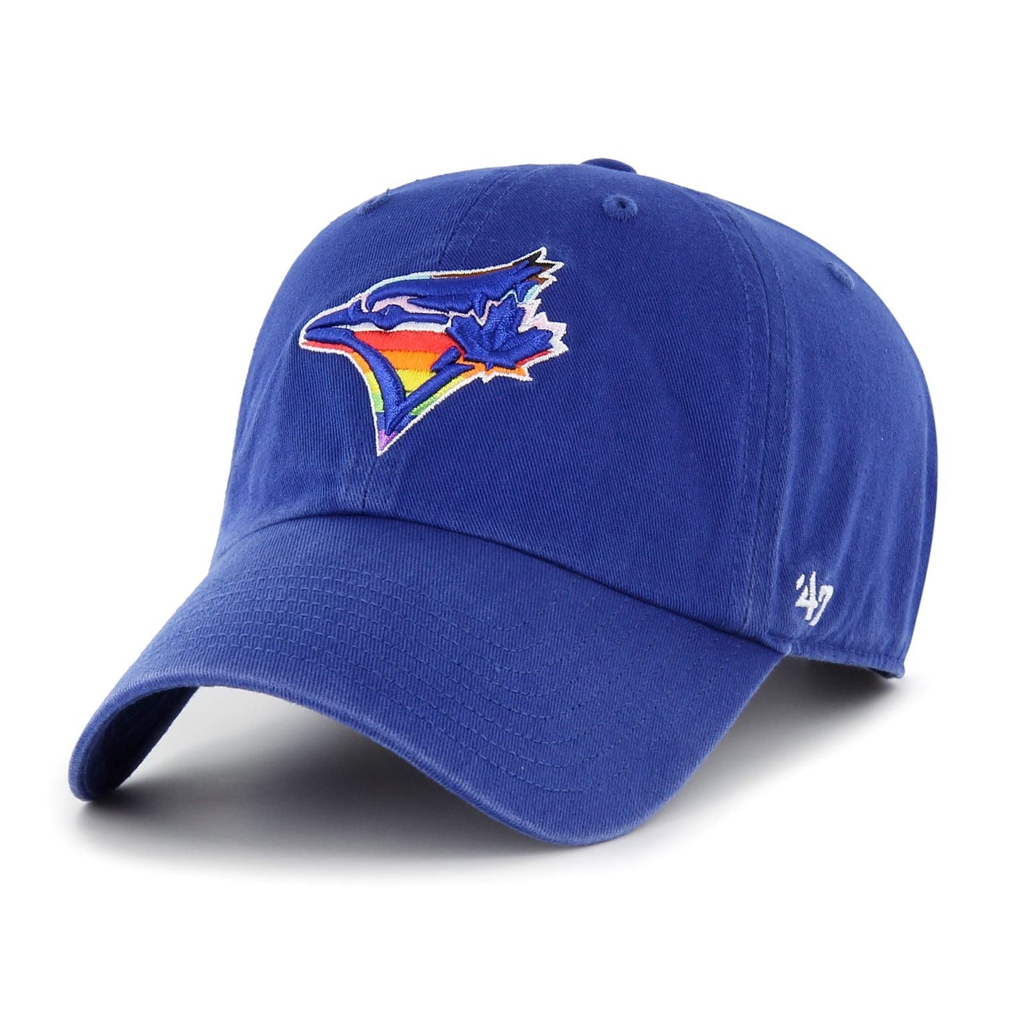 '47 MLB Toronto Blue Jays Pride Adjustable Clean Up Hat - Royal Blue