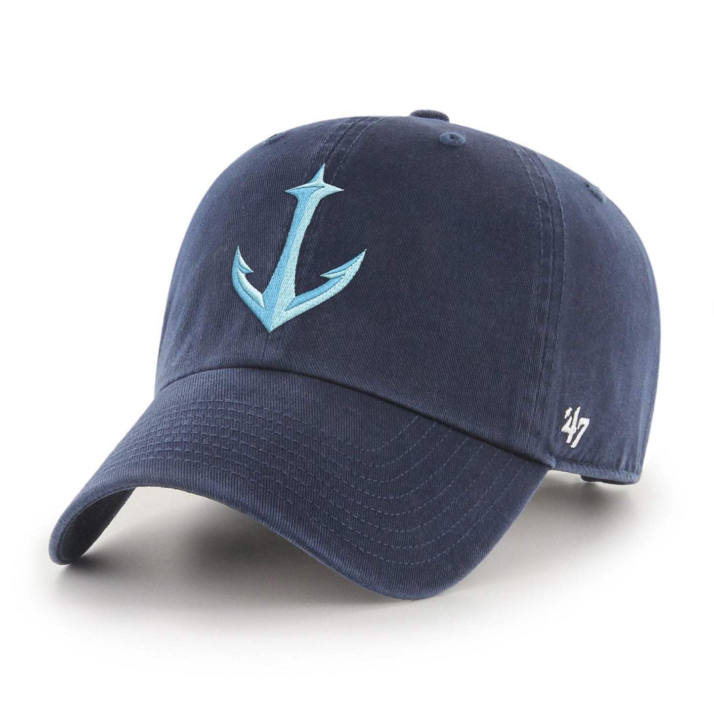 Seattle Kraken '47 NHL Navy Blue Clean Up Adjustable Cap