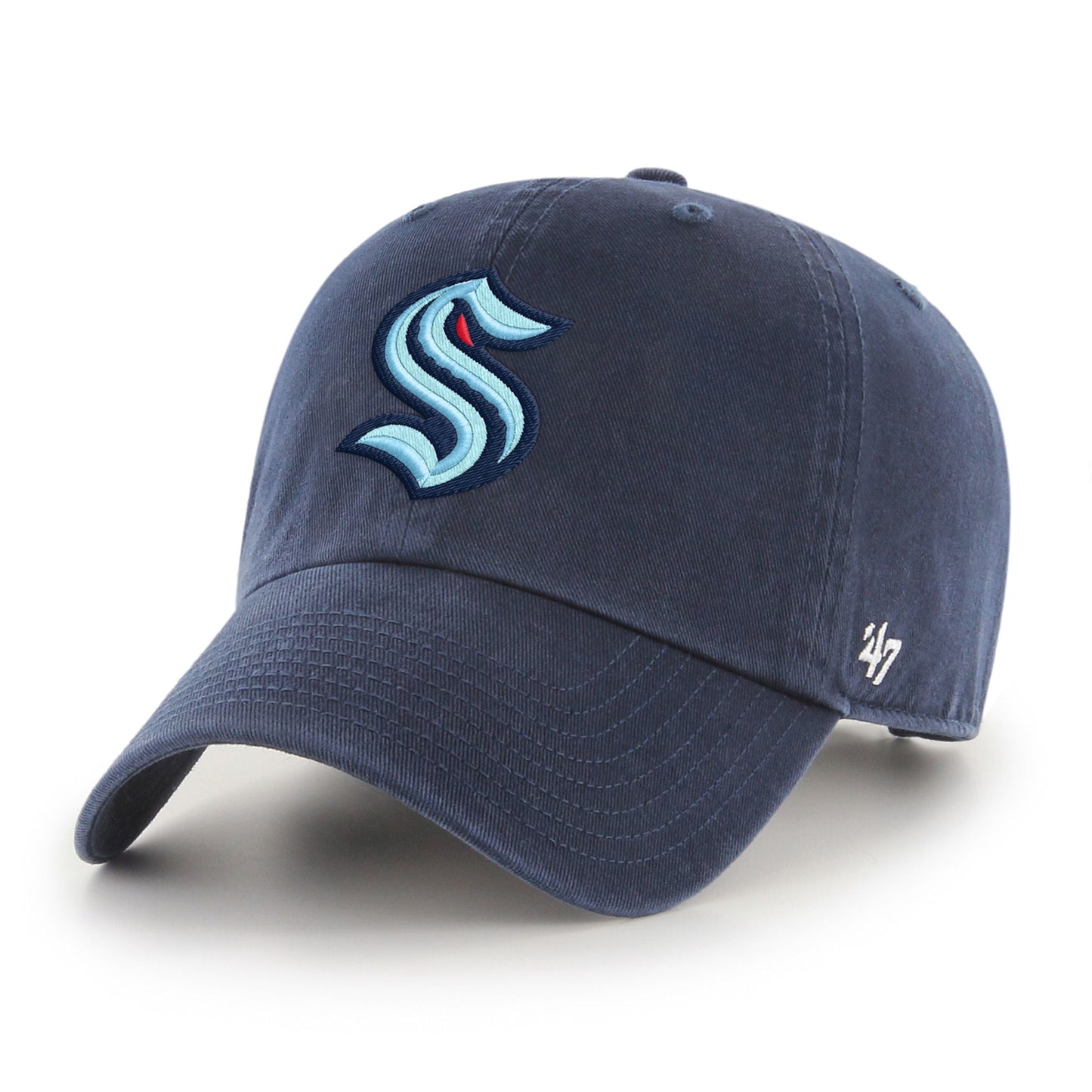 Seattle Kraken '47 NHL Navy Blue Clean Up Adjustable Cap