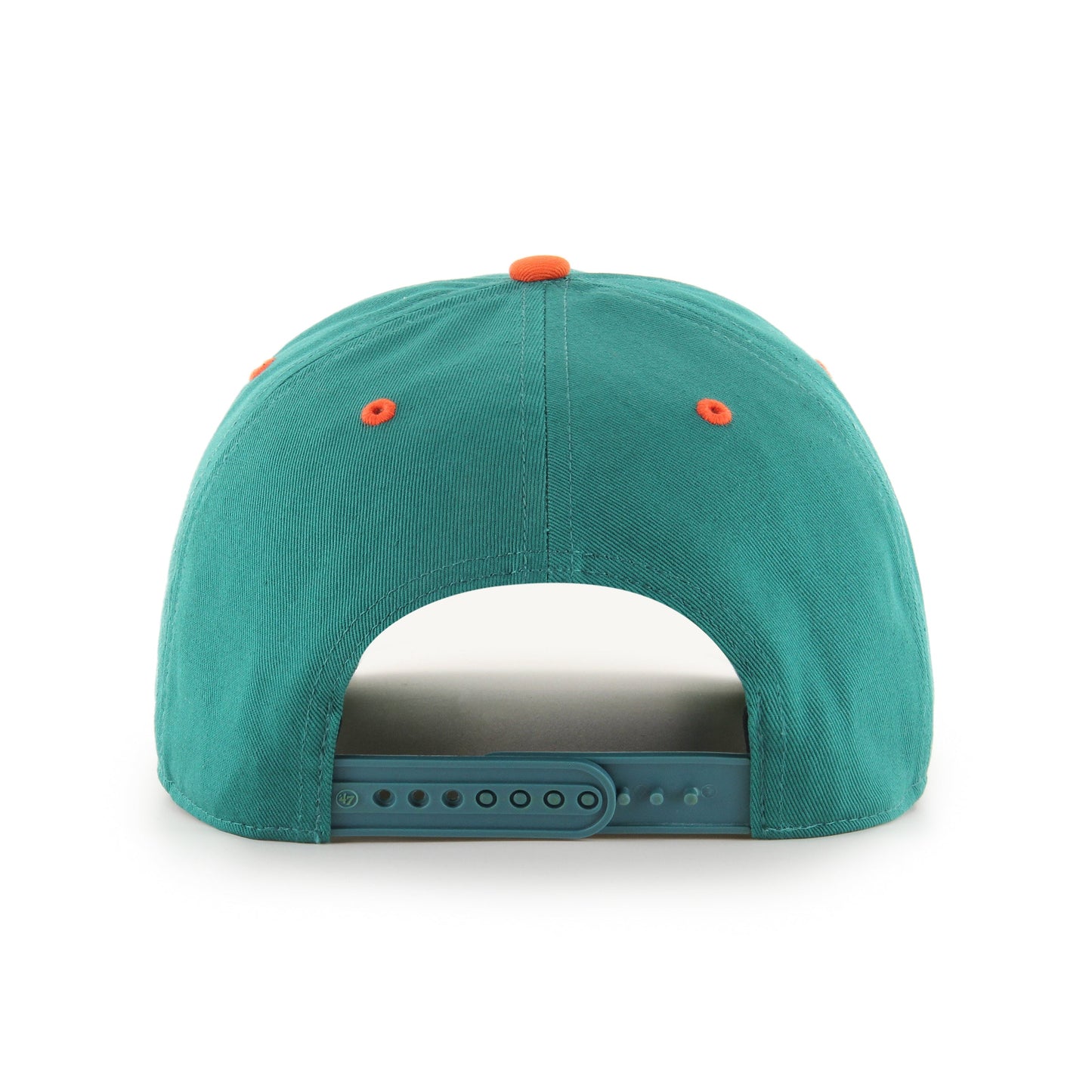 '47 NFL Miami Dolphins Super Hitch Adjustable Snapback Hat - Green  / Orange