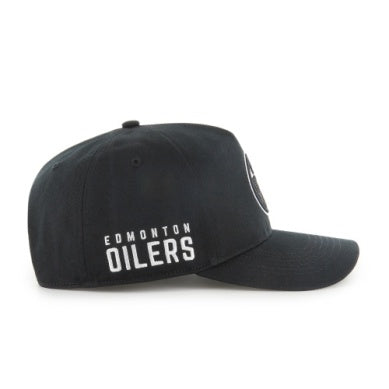 Men’s NHL Edmonton Oilers ’47 Brand Sure Shot Hitch Adjustable Hat – Black