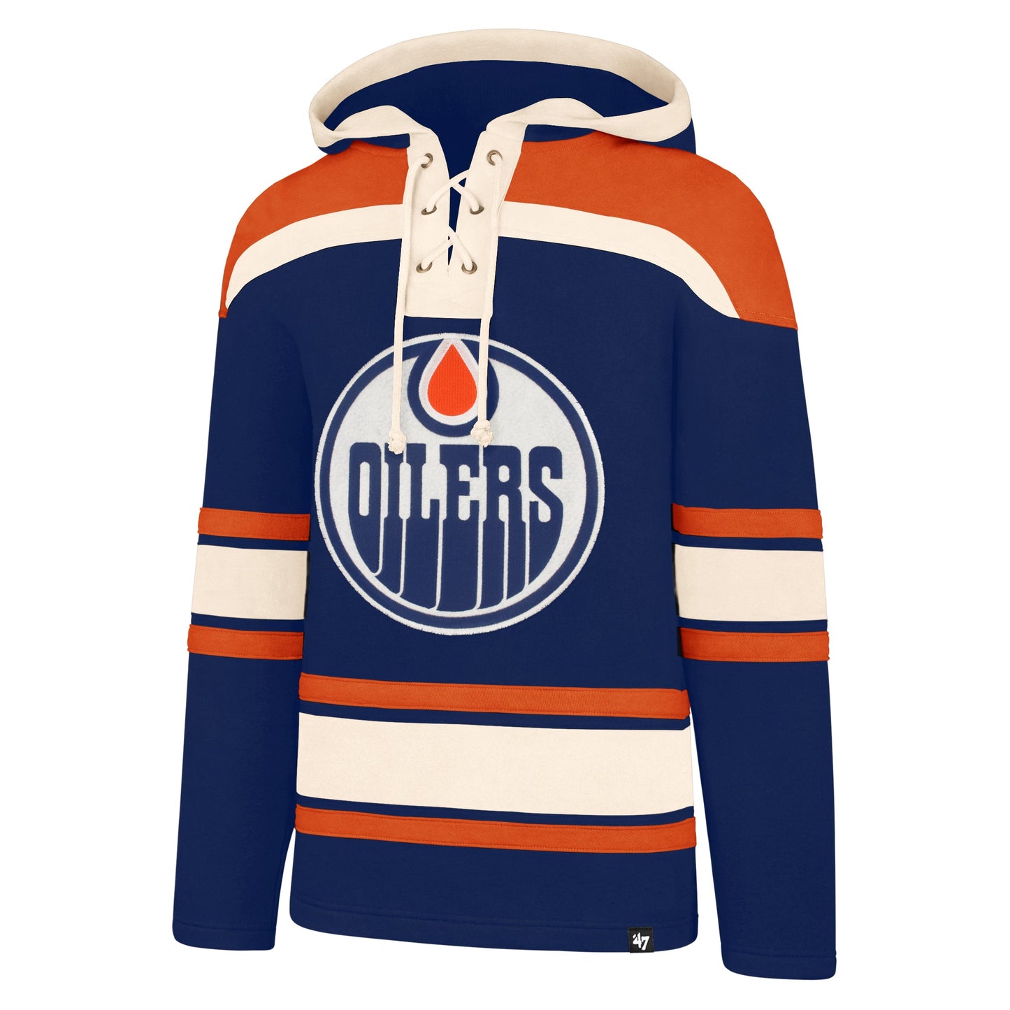 Edmonton Oilers Lacer Hoodie - Blue and Orange