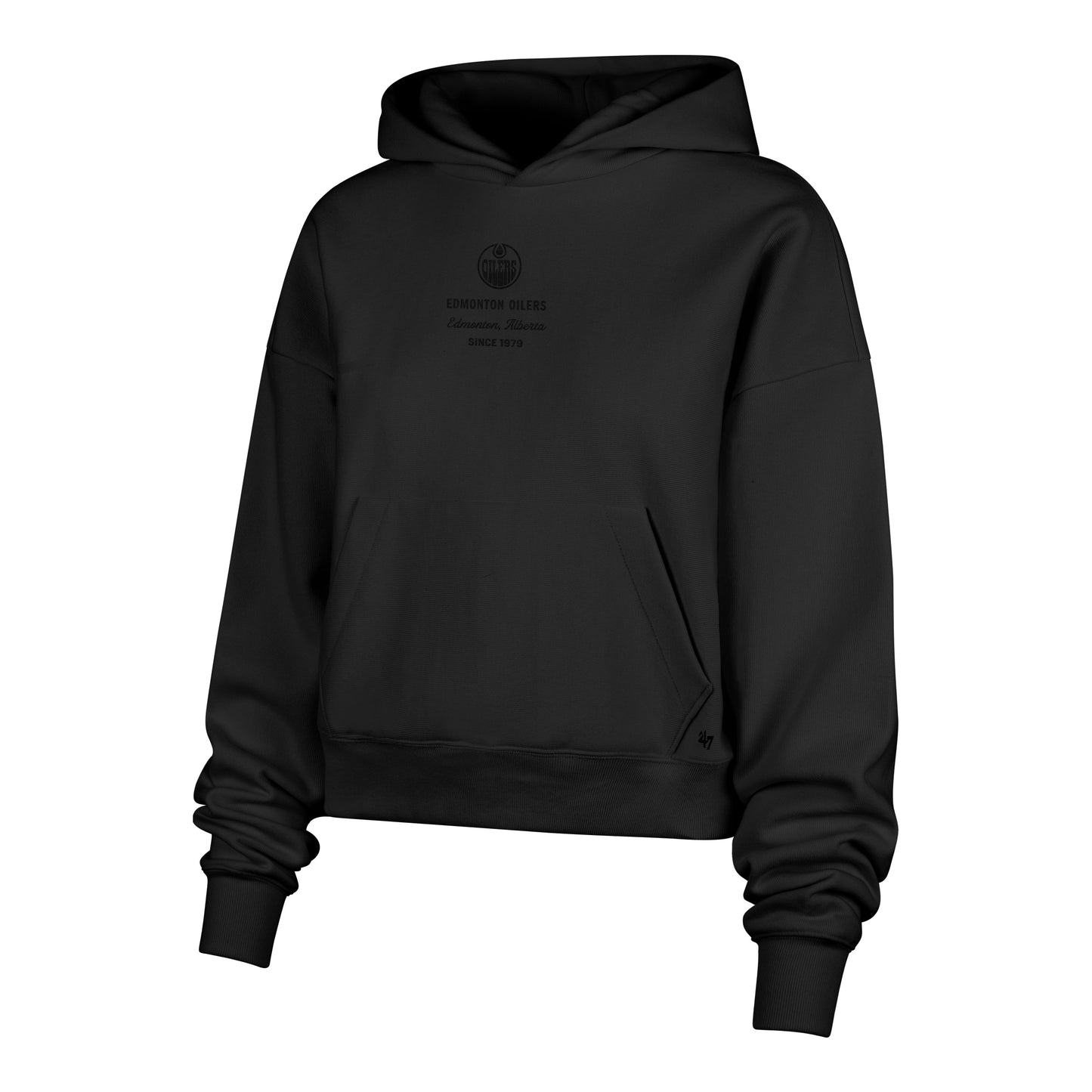 '47 NHL Edmonton Oilers Women's Anderson Foundation Hoodie - Black