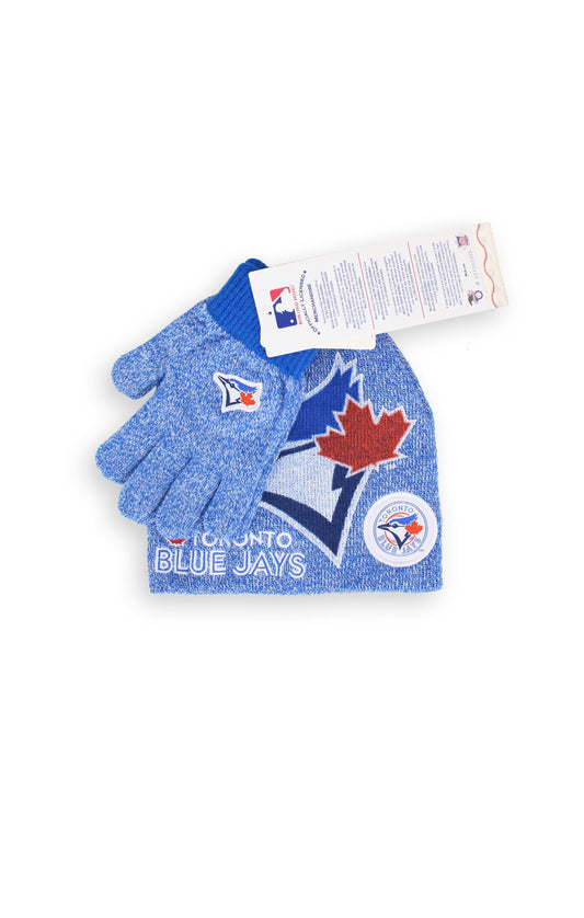 Gertex Toronto Blue Jays Kids Hat & Glove Set