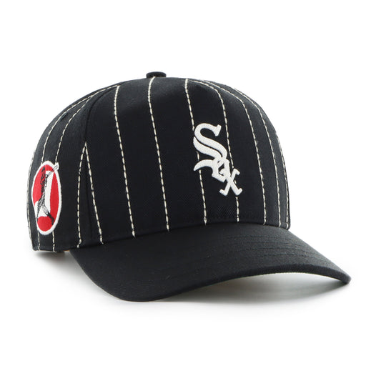 '47 MLB Chicago White Sox Rawlings Hitch Adjustable Hat - Black
