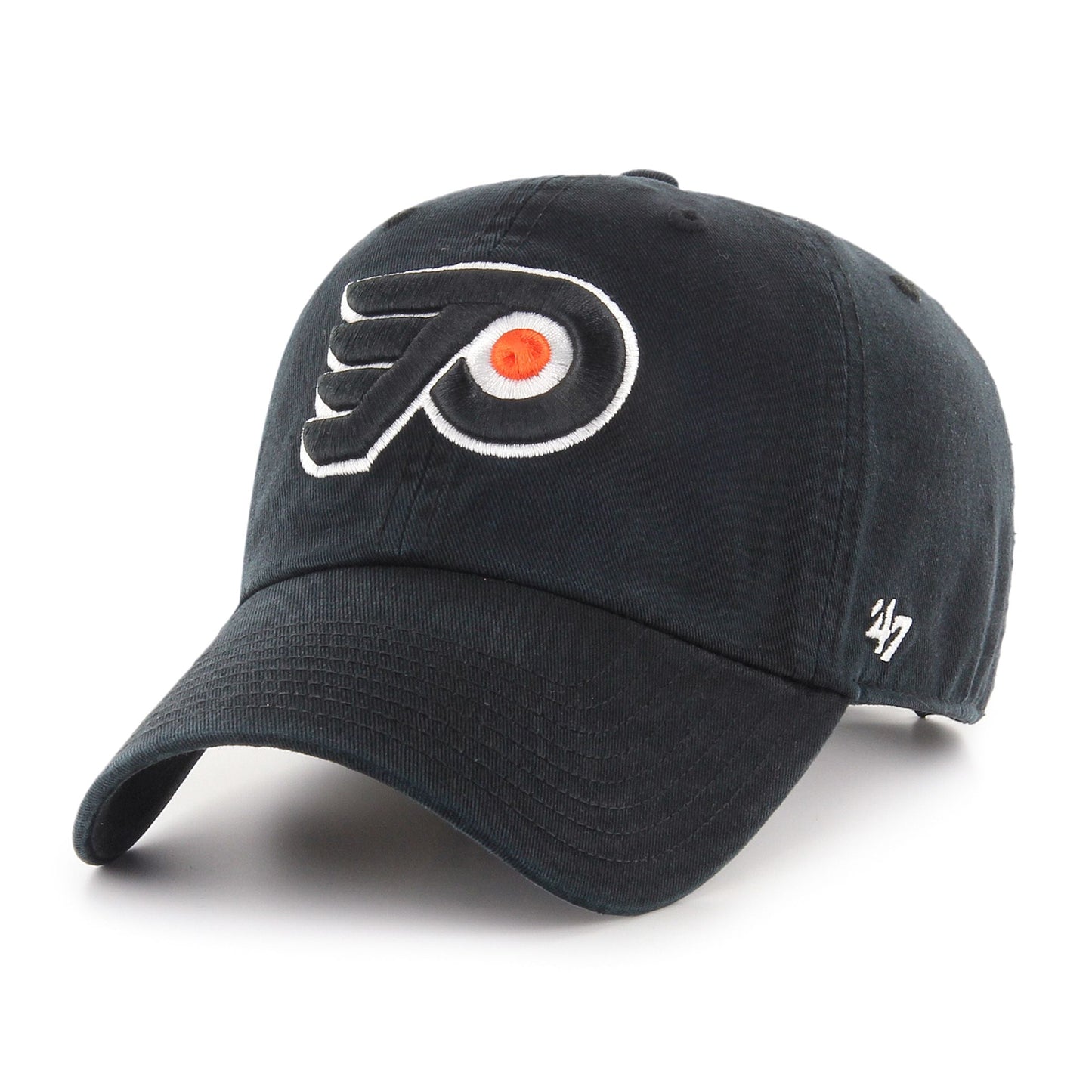 Philadelphia Flyers '47 NHL Black Clean Up Adjustable Cap