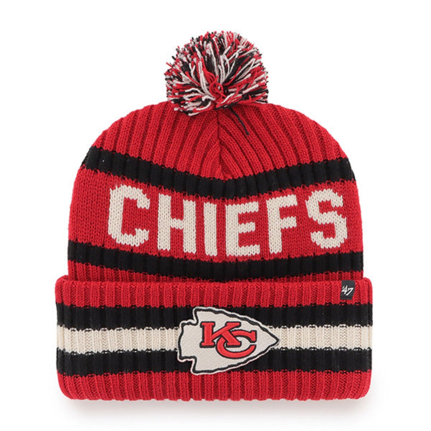 '47 NFL Kansas City Chiefs Berring Cuff Knit - Red