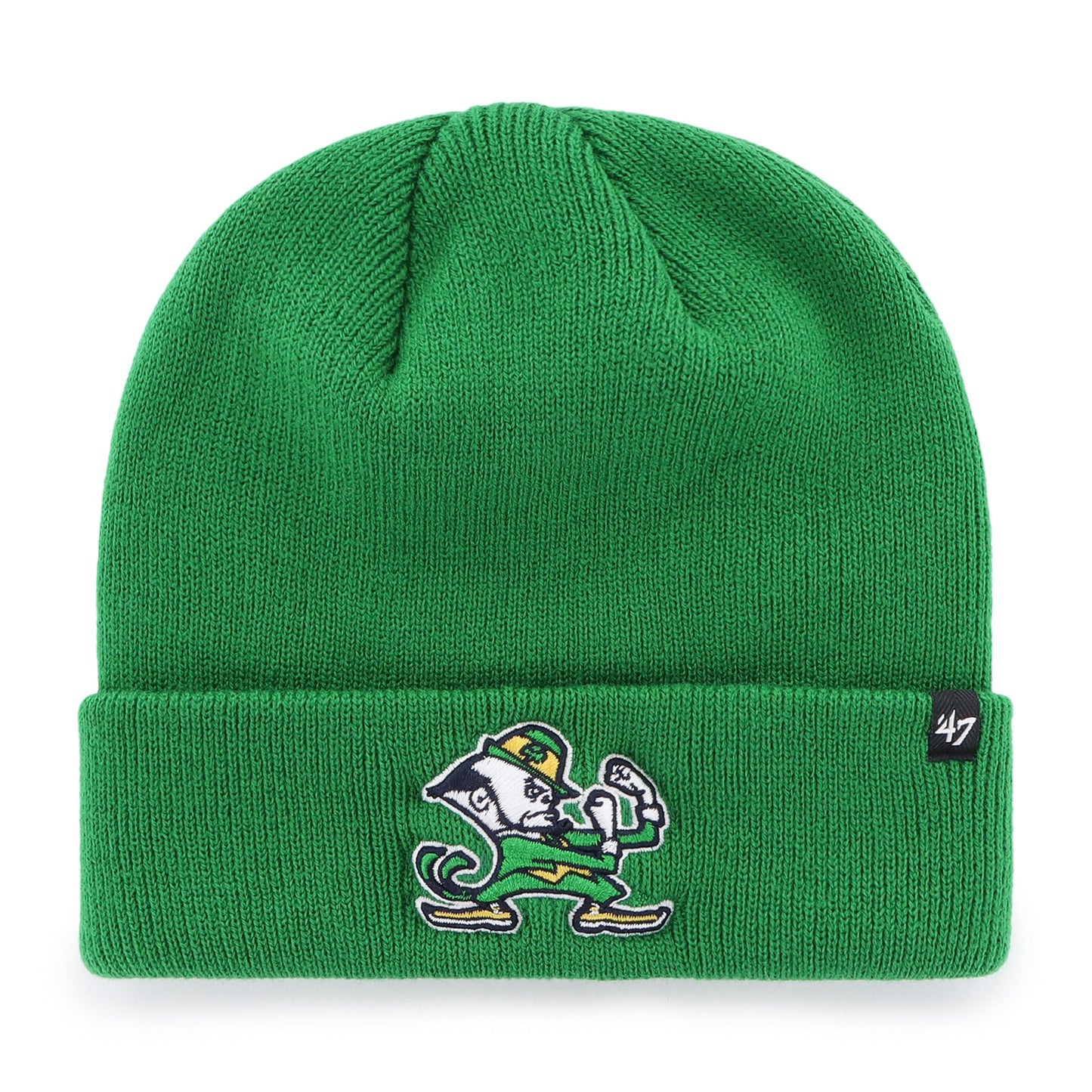47 NCAA Notre Dame Fighting Irish Raised Cuff Knit Hat - Green