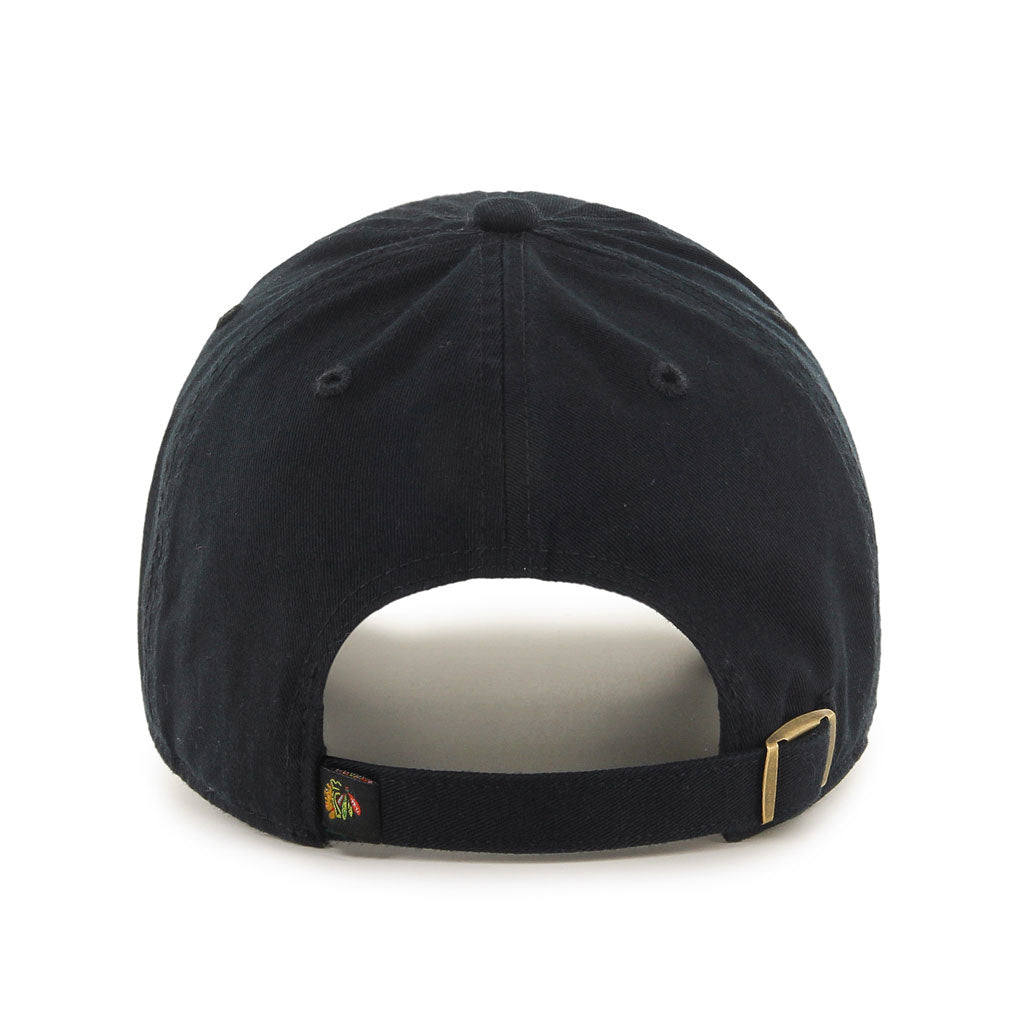 Chicago Blackhawks '47 NHL Black Clean Up Adjustable Cap