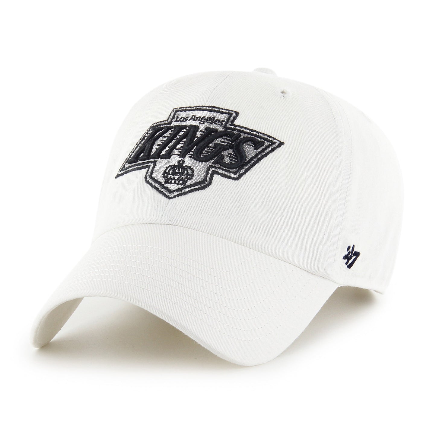 Los Angeles Kings '47 NHL White Clean Up Adjustable Cap