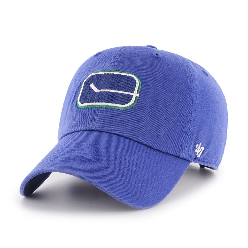 Vancouver Canucks '47 NHL Blue 1970's Clean Up Adjustable Cap