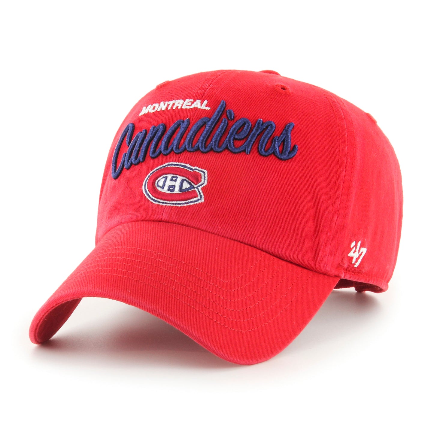 Montreal Canadiens '47 NHL Phoebe Red Clean Up Adjustable Cap - Womens