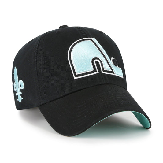 '47 MLB Montreal Expos Black Mint Double Under Clean Up Adjustable Hat - Black